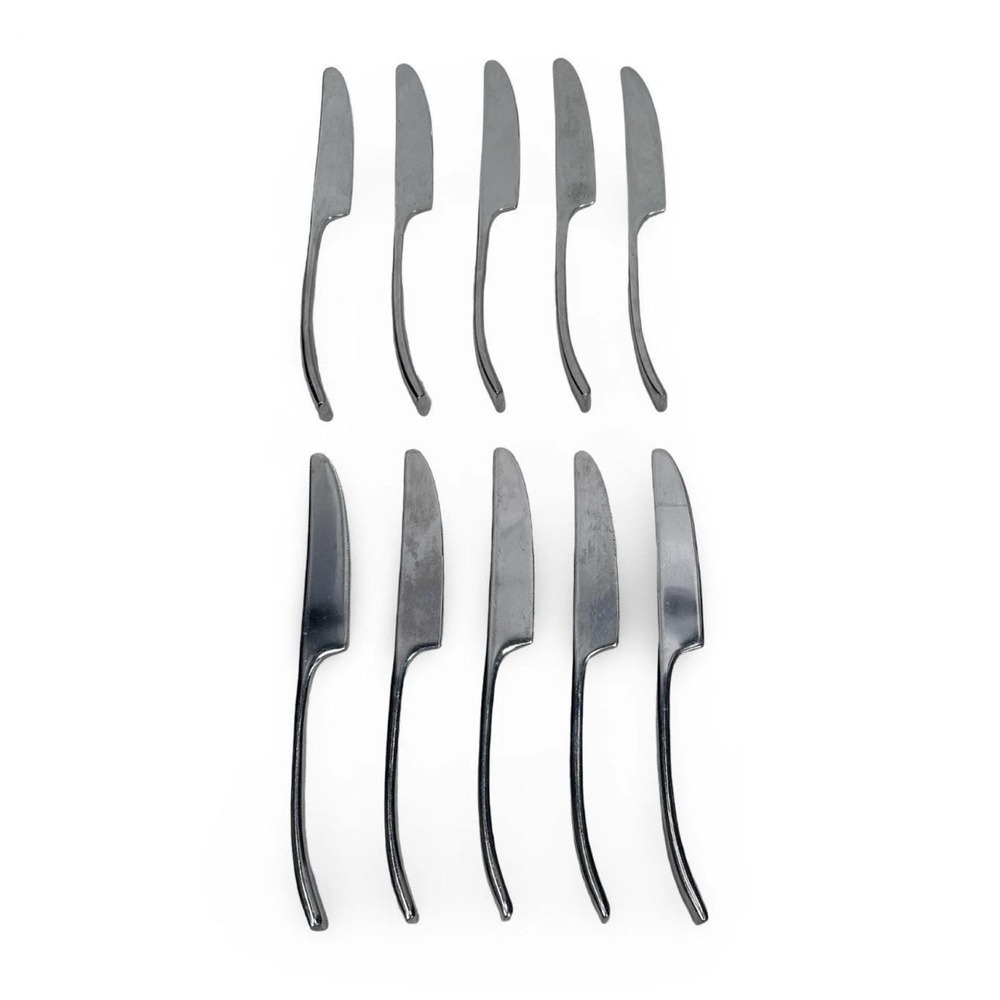 Zwilling J.A. Henckels Dinner Knives 9.5" BellaSera Stainless Steel Lot of 10